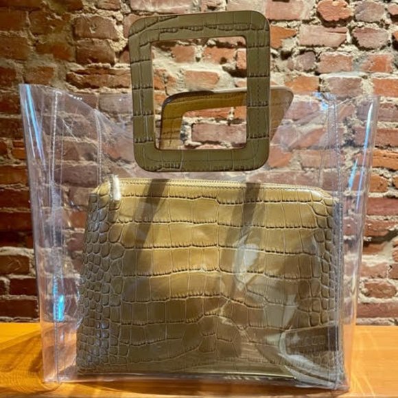 STAUD Shirley Bag clear/tan - Picture 4 of 5